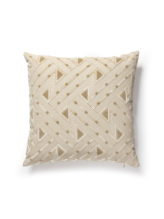 SCALAMANDRE PILLOWS   GEOMETRIC 
GRAPHIC SQUARE    - SC 0001SDDK27323 NEW SKU # SCSDDK273230001
