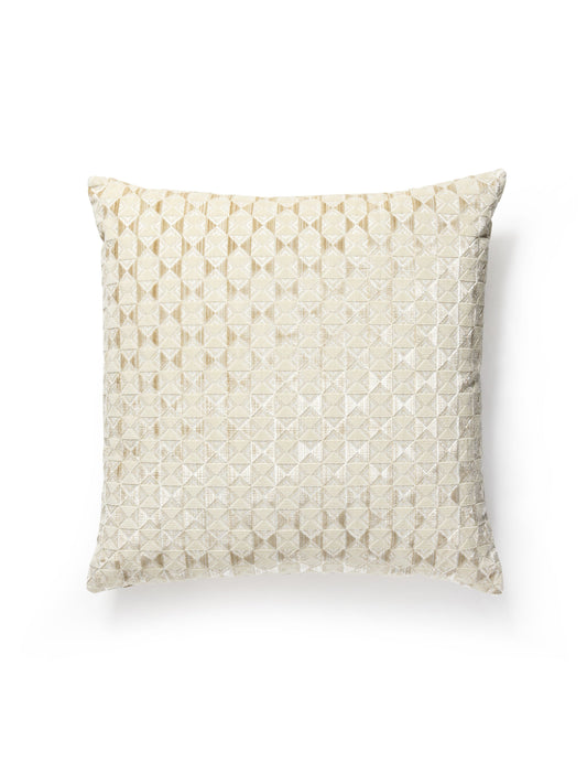 SCALAMANDRE PILLOWS   GEOMETRIC 
SMALL SCALE 
STRIE SQUARE    - SC 0001SDDK27324 NEW SKU # SCSDDK273240001