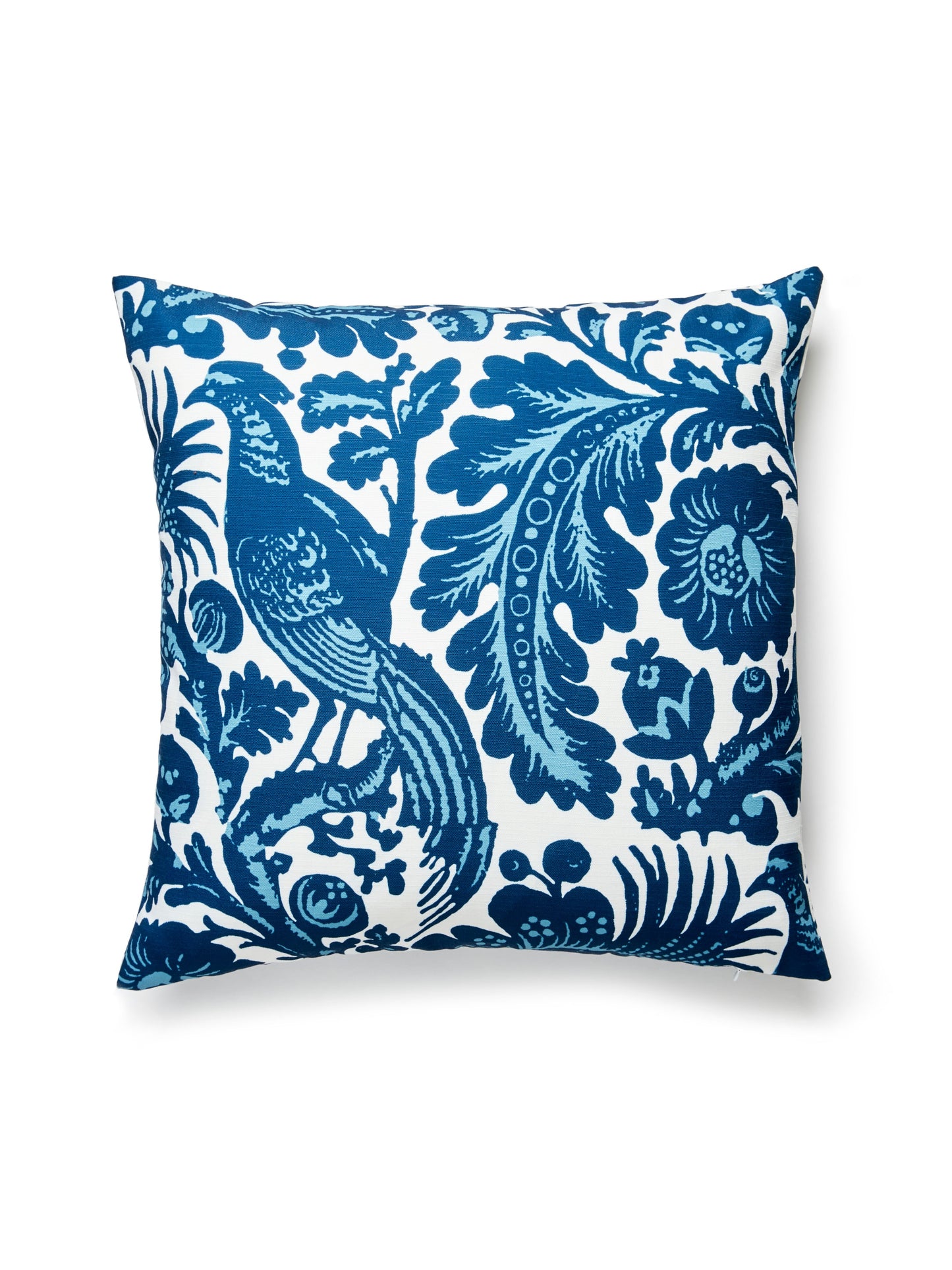 SCALAMANDRE PILLOWS   BIRD / ANIMAL 
BOTANICAL / FOLIAGE SQUARE    - SC 0001SPOLPILL