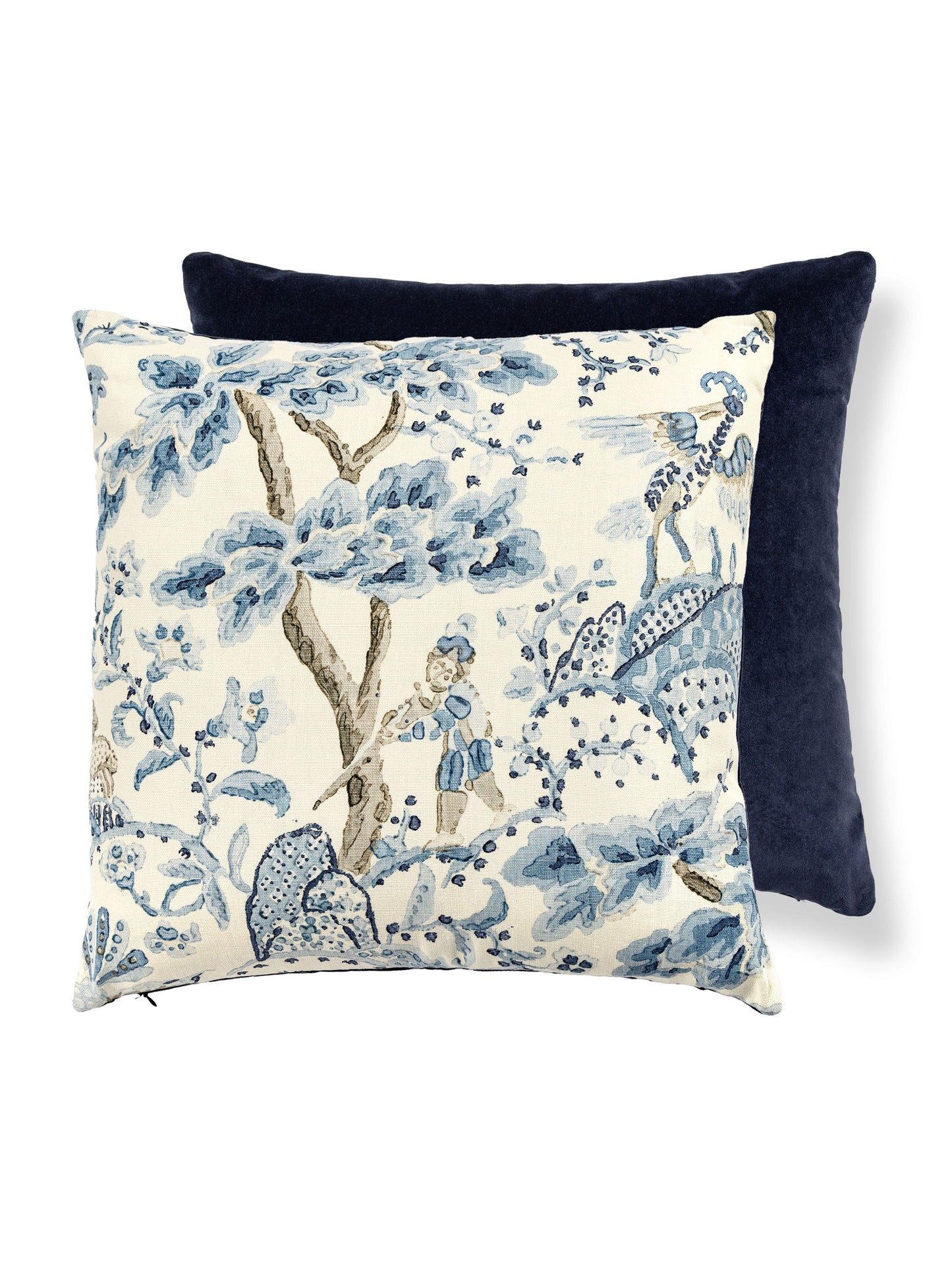 SCALAMANDRE PILLOWS   BIRD / ANIMAL 
BOTANICAL / FOLIAGE 
SCENIC SQUARE    - SC 0001TDDK16590