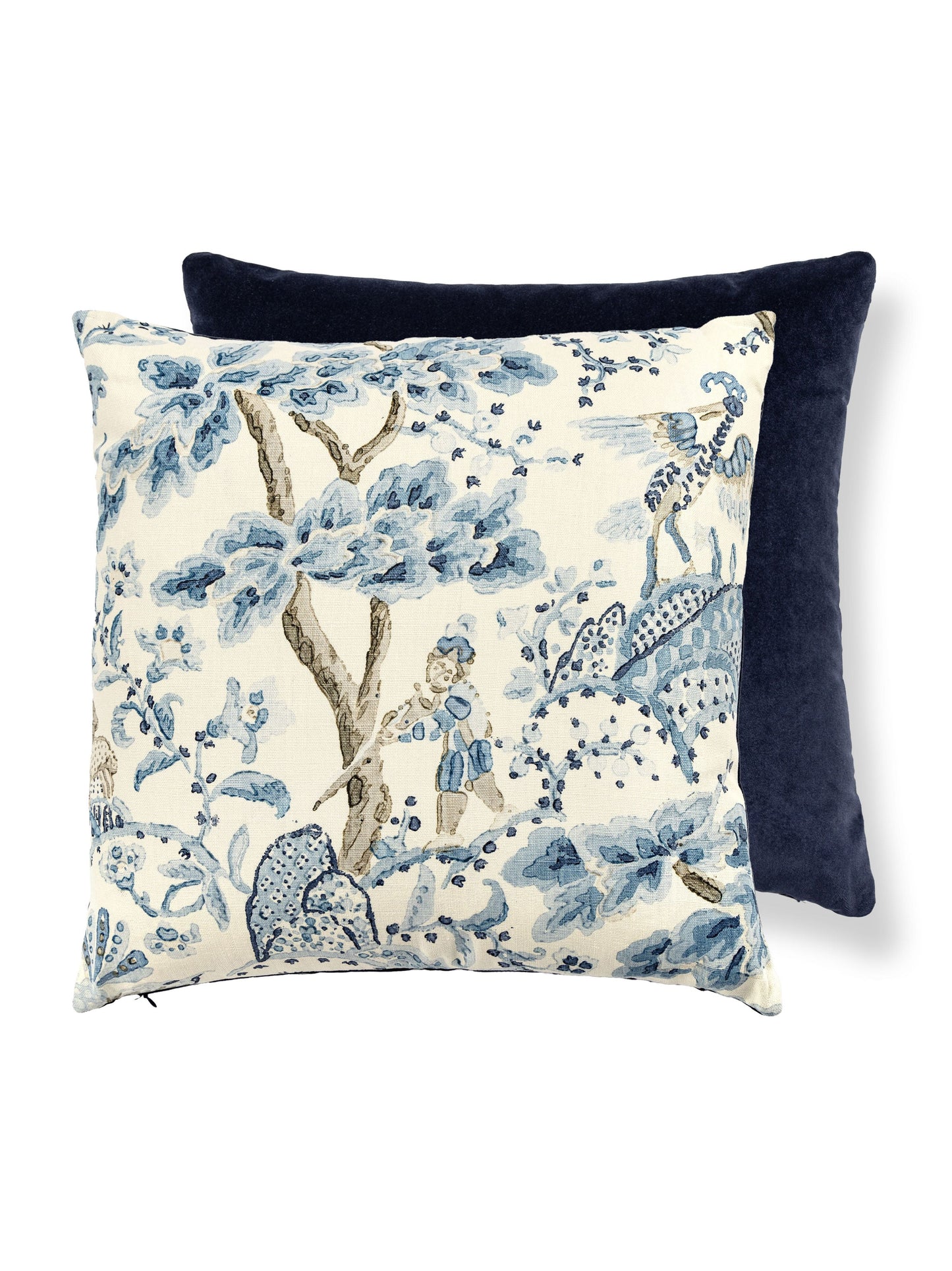 SCALAMANDRE PILLOWS   BIRD / ANIMAL 
BOTANICAL / FOLIAGE 
SCENIC SQUARE    - SC 0001TDDK16590 NEW SKU # SCTDDK165900001
