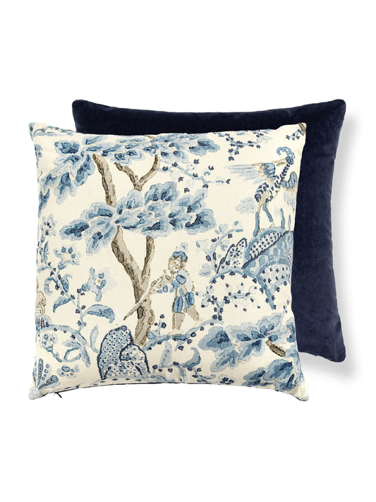 SCALAMANDRE PILLOWS   BIRD / ANIMAL 
BOTANICAL / FOLIAGE 
SCENIC SQUARE    - SC 0001TDDK16590 NEW SKU # SCTDDK165900001