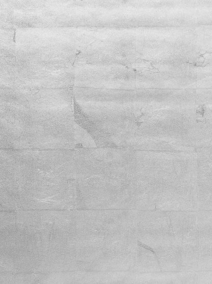 SCALAMANDRE  SILVER LEAF TEXTURE SILVER METAL   - SC 0001WP88335 NEW SKU # SCWP883350001