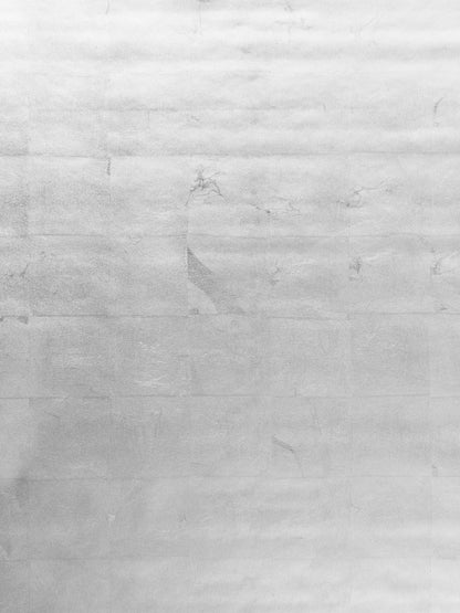 SCALAMANDRE  SILVER LEAF TEXTURE SILVER METAL   - SC 0001WP88335 NEW SKU # SCWP883350001