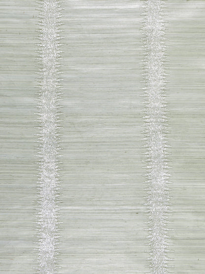 SCALAMANDRE  VERONICA BEADED GRASSCLOTH STRIPE GLACIER   - SC 0001WP88386 NEW SKU # SCWP883860001