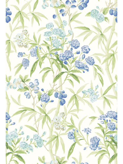 SCALAMANDRE  LANAI BOTANICAL , FOLIAGE 
FLORAL 
HISTORIC LAGOON   - SC 0001WP88431 NEW SKU # SCWP884310001