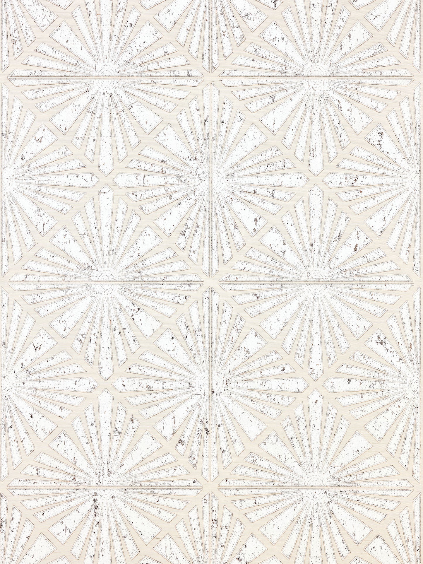 SCALAMANDRE  MILAN DIAMOND GRASSCLOTH DIAMOND , OGEE 
GEOMETRIC PARCHMENT   - SC 0001WP88556 NEW SKU # SCWP885560001