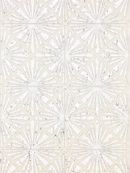 SCALAMANDRE  MILAN DIAMOND GRASSCLOTH DIAMOND , OGEE 
GEOMETRIC PARCHMENT   - SC 0001WP88556 NEW SKU # SCWP885560001