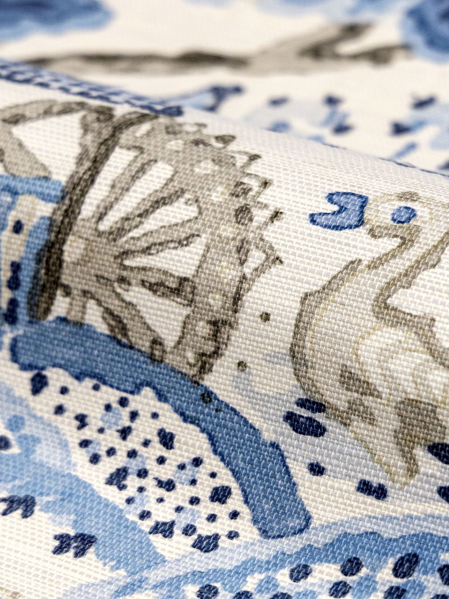 SCALAMANDRE  KELMESCOTT WALLCOVERING BOTANICAL , FOLIAGE 
SCENIC PORCELAIN   - SC 0001WP88588 NEW SKU # SCWP885880001