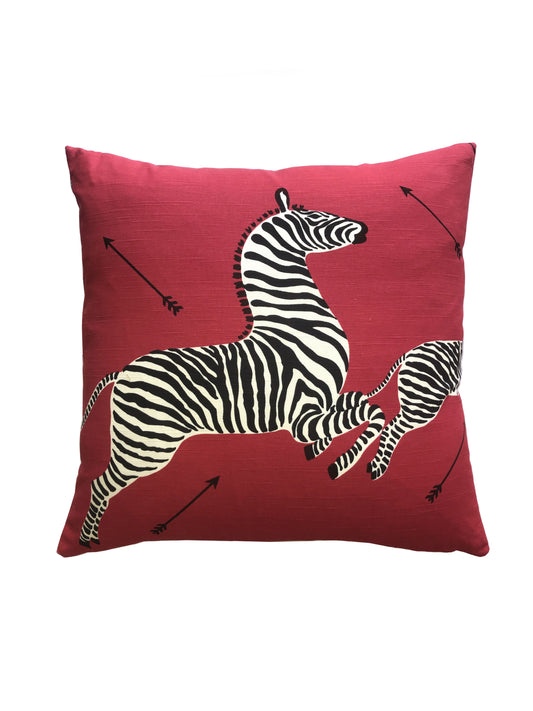 SCALAMANDRE PILLOWS   BIRD / ANIMAL SQUARE    - SC 0001ZEBRAOUT