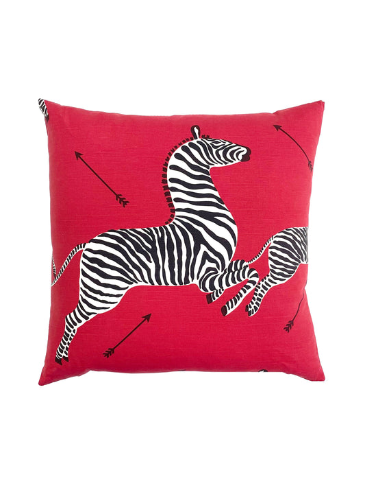 SCALAMANDRE PILLOWS   BIRD / ANIMAL SQUARE    - SC 0001ZEBRAPILL