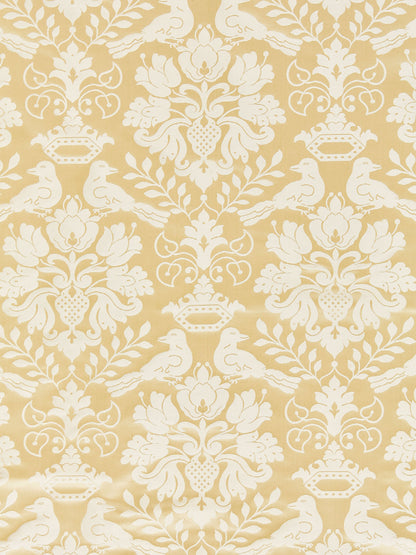 SCALAMANDRE  LOVE BIRD FABRIC BEIGE   - SC 00021098MM NEW SKU # SC1098MM0002