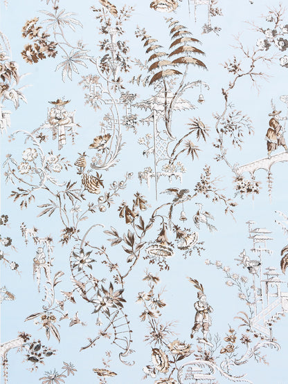 SCALAMANDRE  NANJING FABRIC SKY   - SC 000216552 NEW SKU # SC165520002