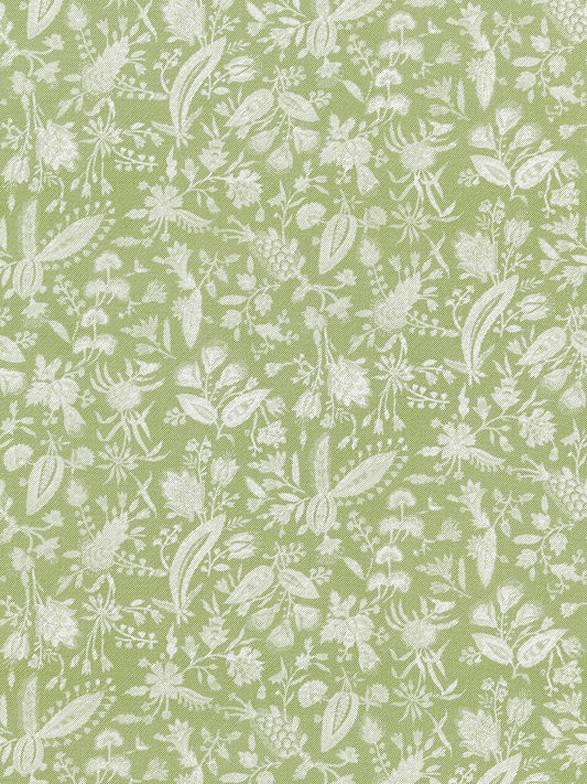 SCALAMANDRE  TULIA LINEN PRINT FABRIC WILLOW   - SC 000216605