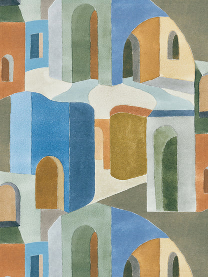 SCALAMANDRE  RIAD COTTON PRINT FABRIC EARTH   - SC 000216637 NEW SKU # SC166370002