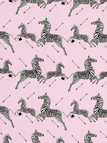 SCALAMANDRE  ZEBRAS PETITE FABRIC PEONY   - SC 000216641 NEW SKU # SC166410002