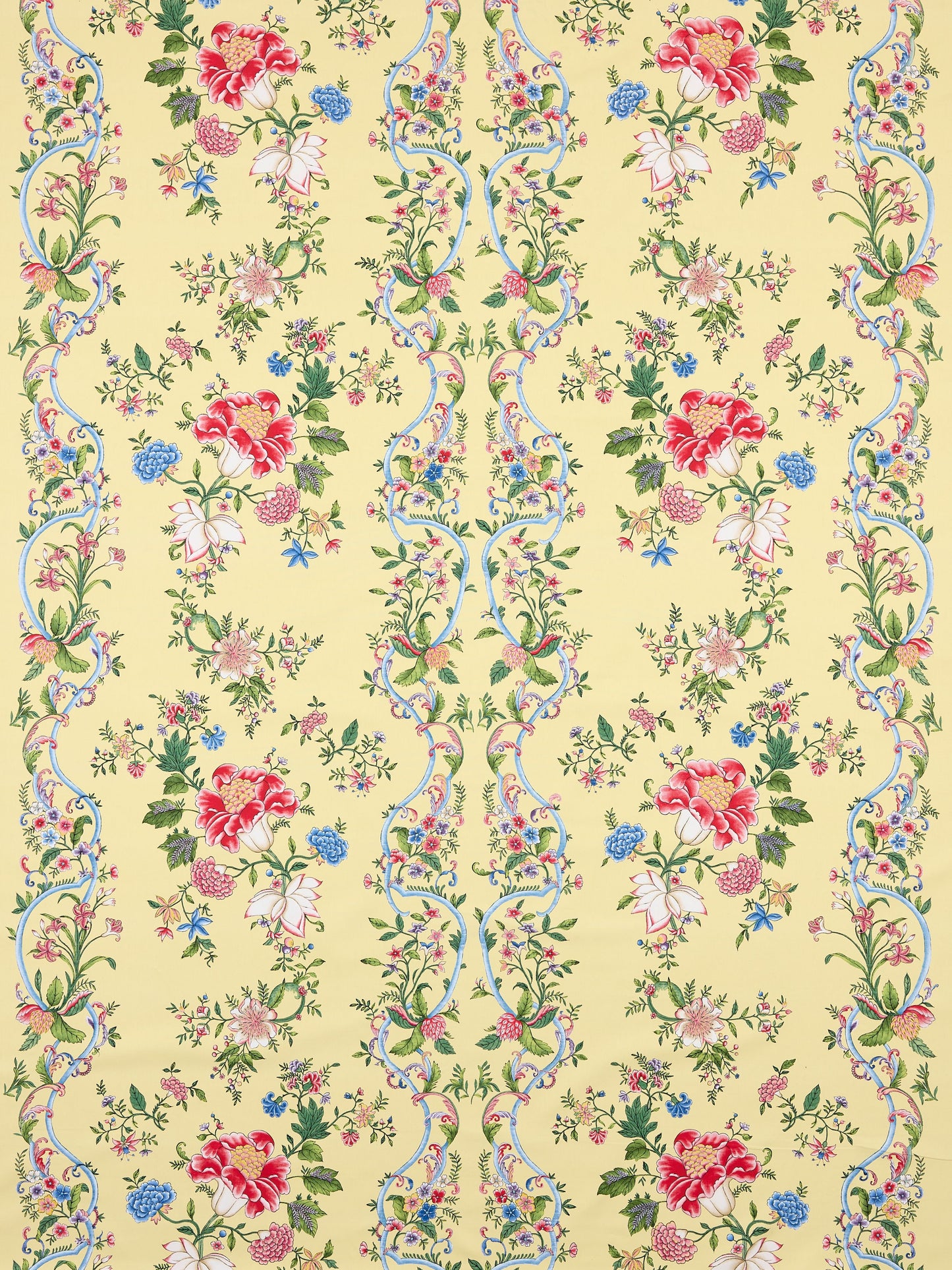 SCALAMANDRE  CAMELLIA TRELLIS FABRIC BUTTER BLUE   - SC 000216648 NEW SKU # SC166480002