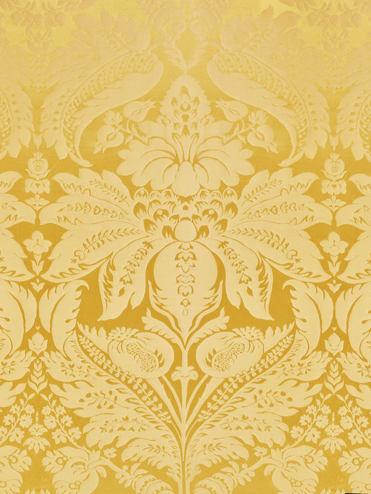 SCALAMANDRE  NEWPORT DAMASK FABRIC VERMEIL   - SC 000220100M