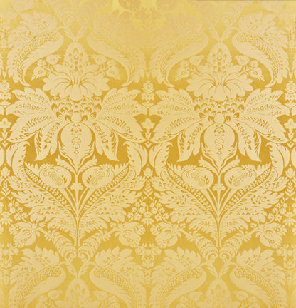 SCALAMANDRE  NEWPORT DAMASK FABRIC VERMEIL   - SC 000220100M NEW SKU # SC20100M0002