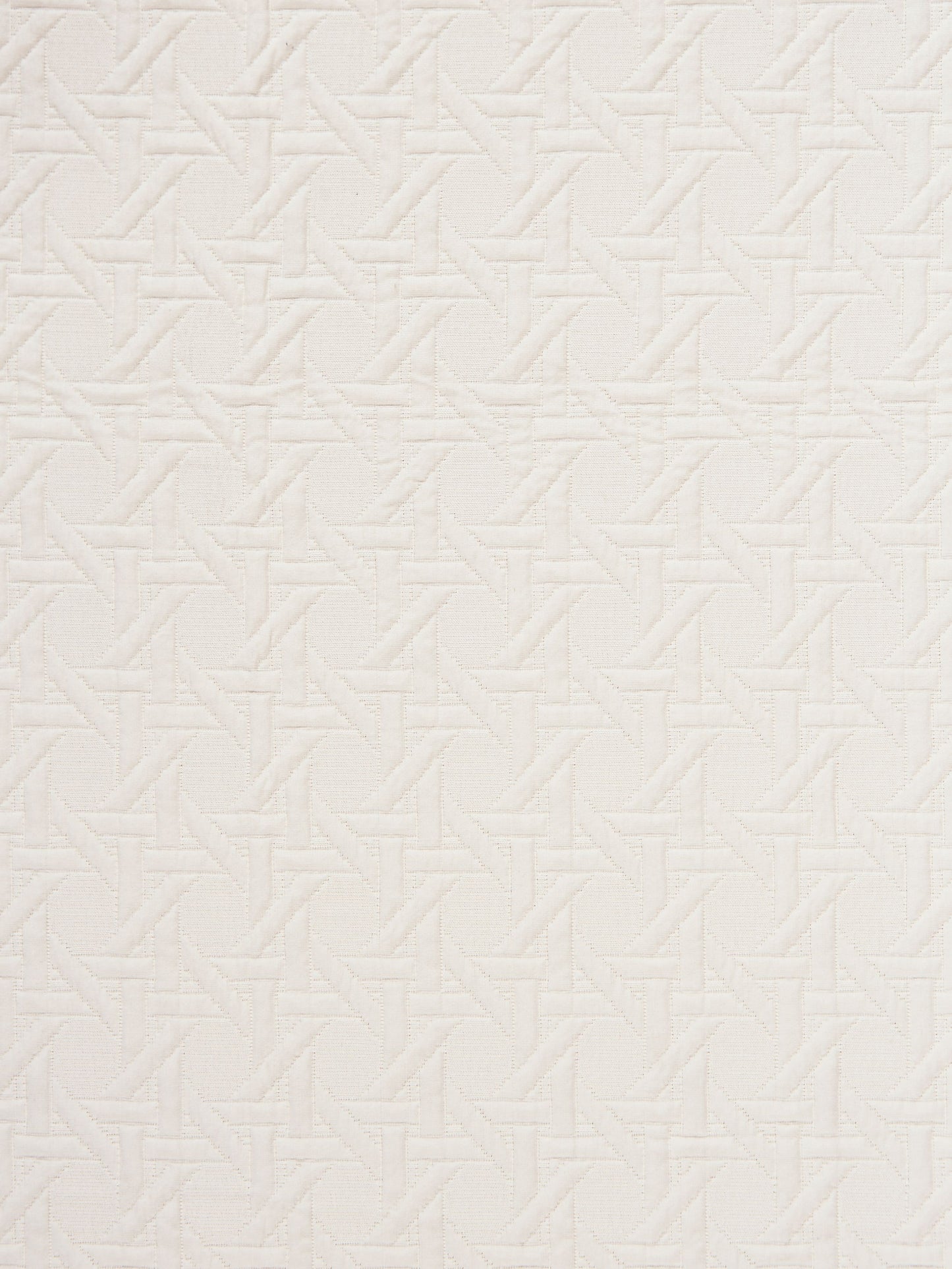 SCALAMANDRE  CANESTRO MATELASSE FABRIC IVORY   - SC 000227008