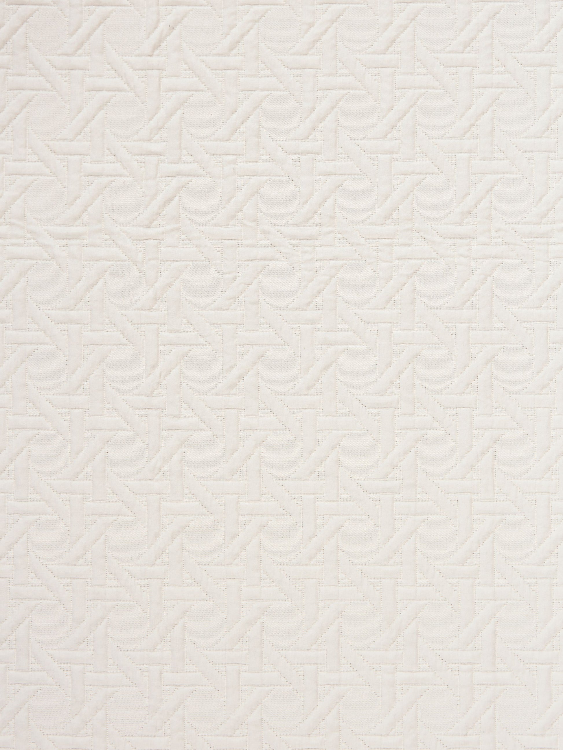 SCALAMANDRE  CANESTRO MATELASSE FABRIC IVORY   - SC 000227008