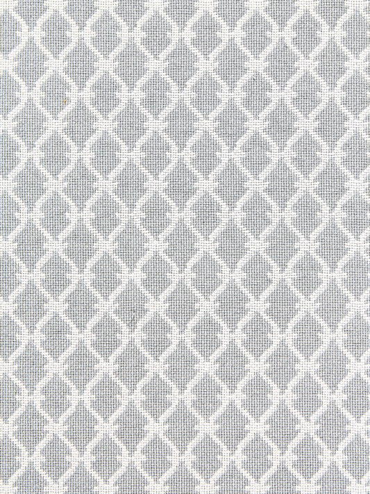 SCALAMANDRE  TRELLIS WEAVE FABRIC PEARL GREY   - SC 000227009