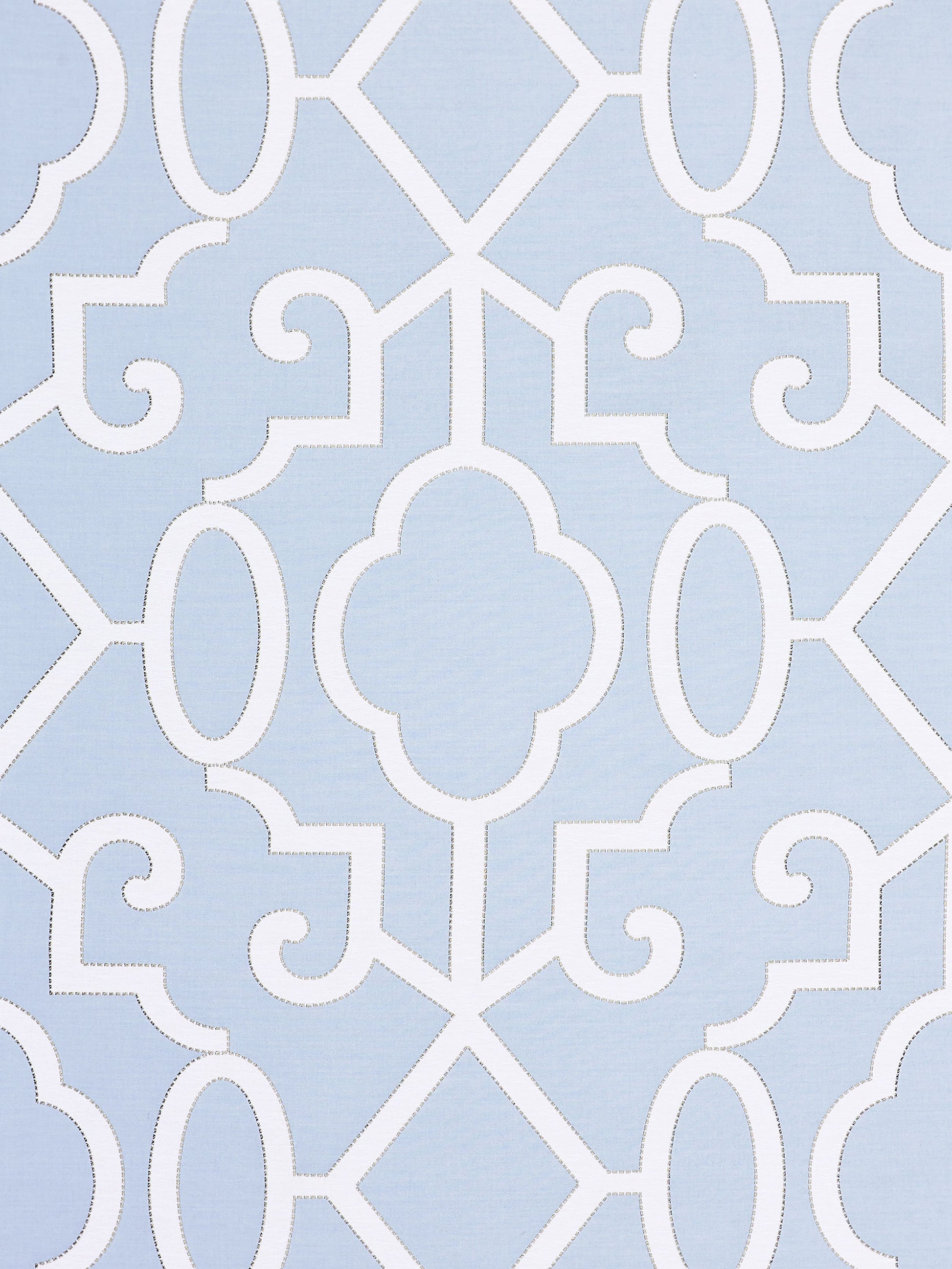 SCALAMANDRE  MING FRETWORK FABRIC CLOUD   - SC 000227012