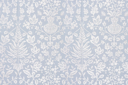 SCALAMANDRE  SHALIMAR EMBROIDERY FABRIC SKY   - SC 000227032 NEW SKU # SC270320002