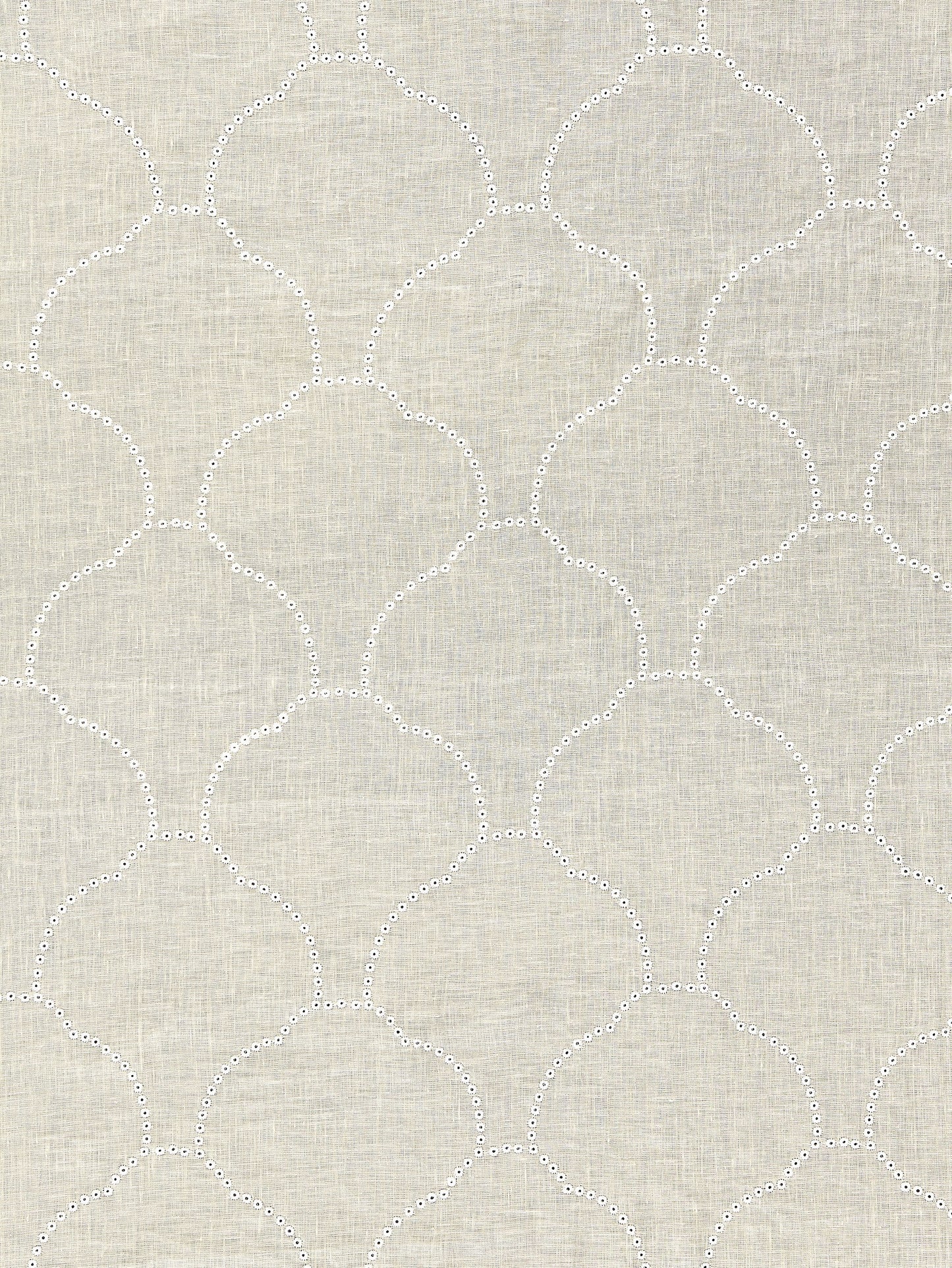 SCALAMANDRE  COQUILLE SHEER FABRIC FLAX   - SC 000227038