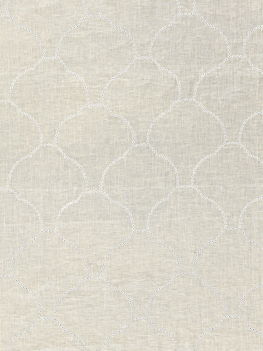 SCALAMANDRE  COQUILLE SHEER FABRIC FLAX   - SC 000227038