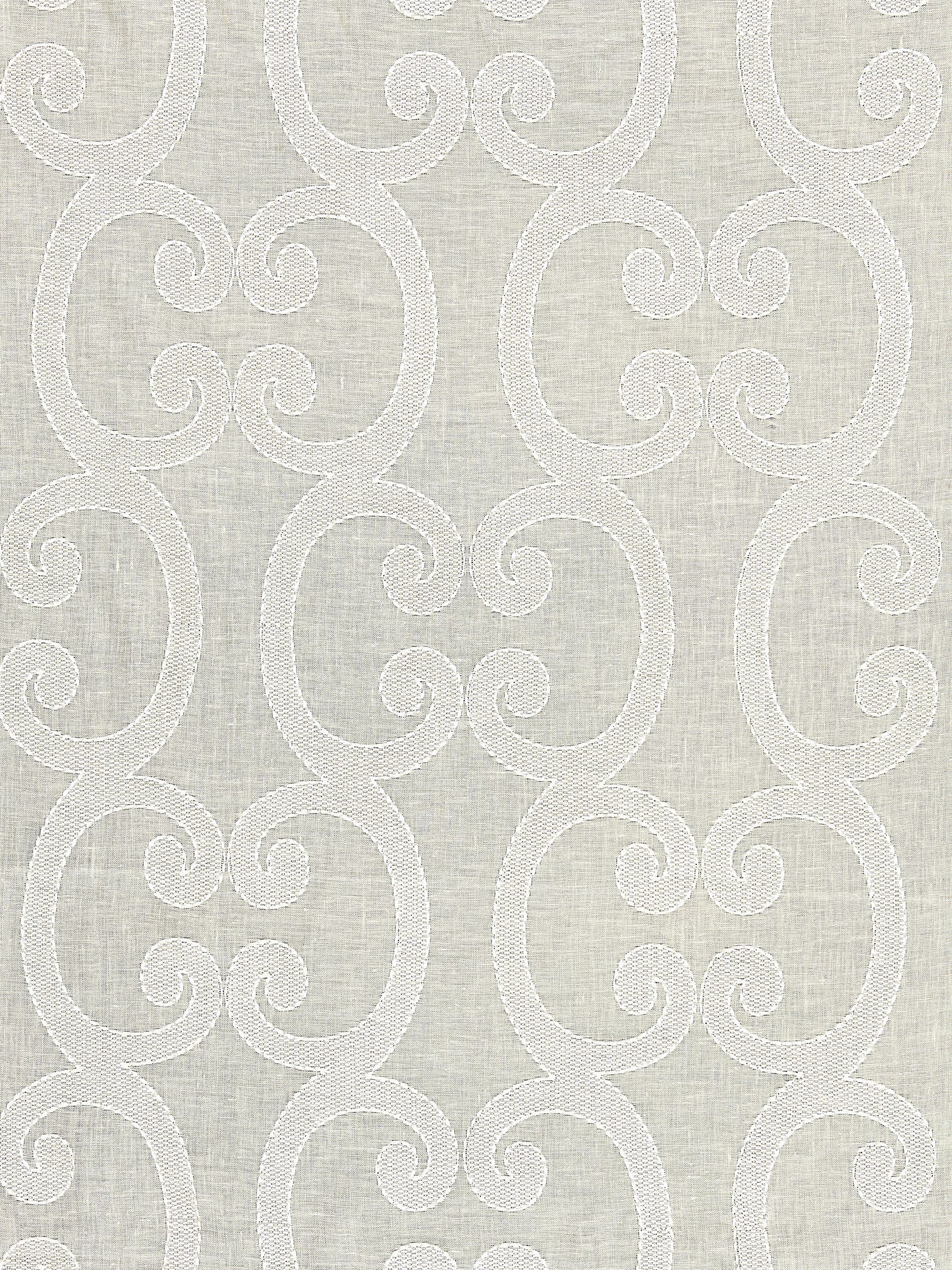 SCALAMANDRE  ORNAMENTO SHEER FABRIC CHAMPAGNE   - SC 000227040