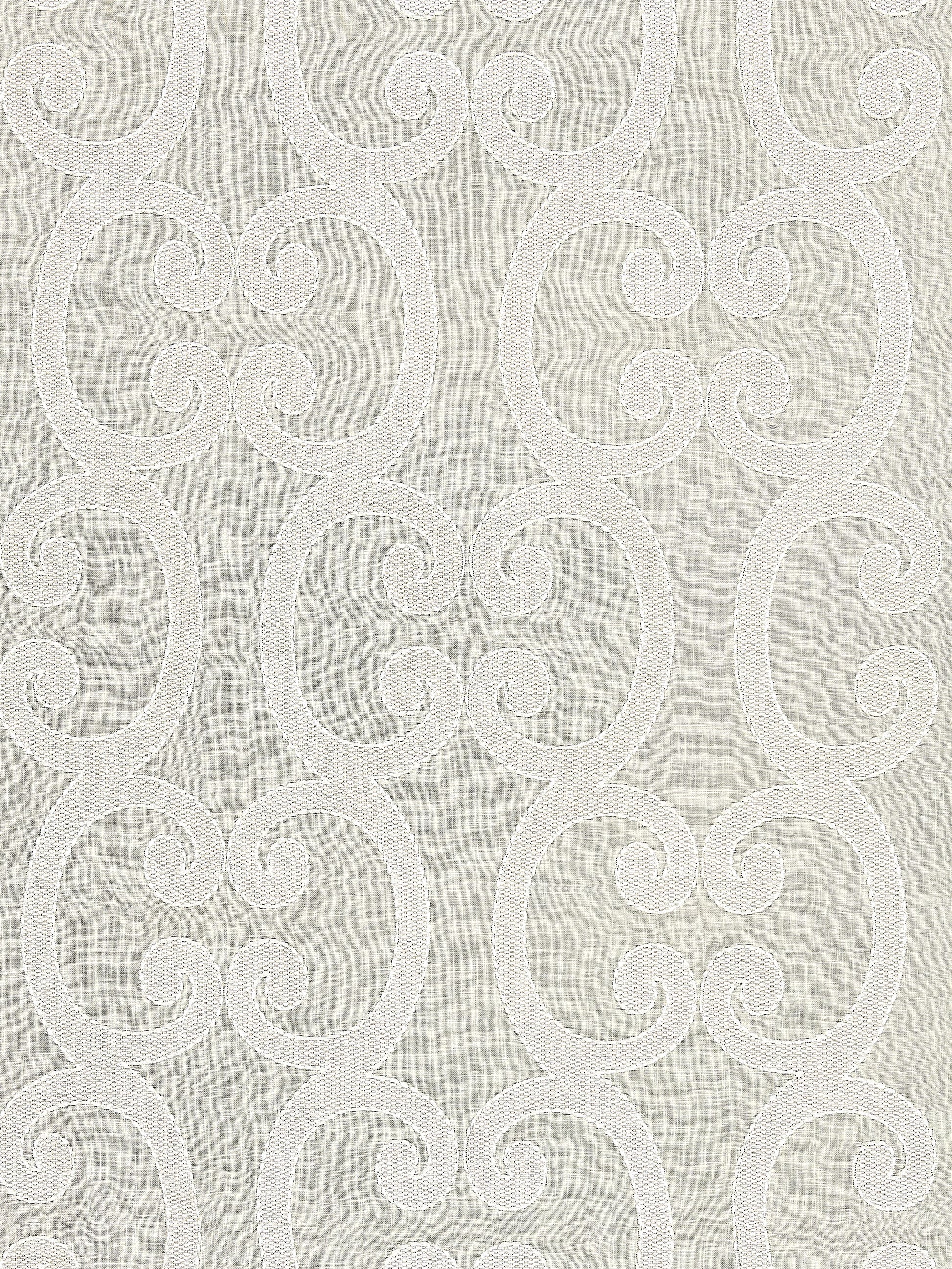 SCALAMANDRE  ORNAMENTO SHEER FABRIC CHAMPAGNE   - SC 000227040