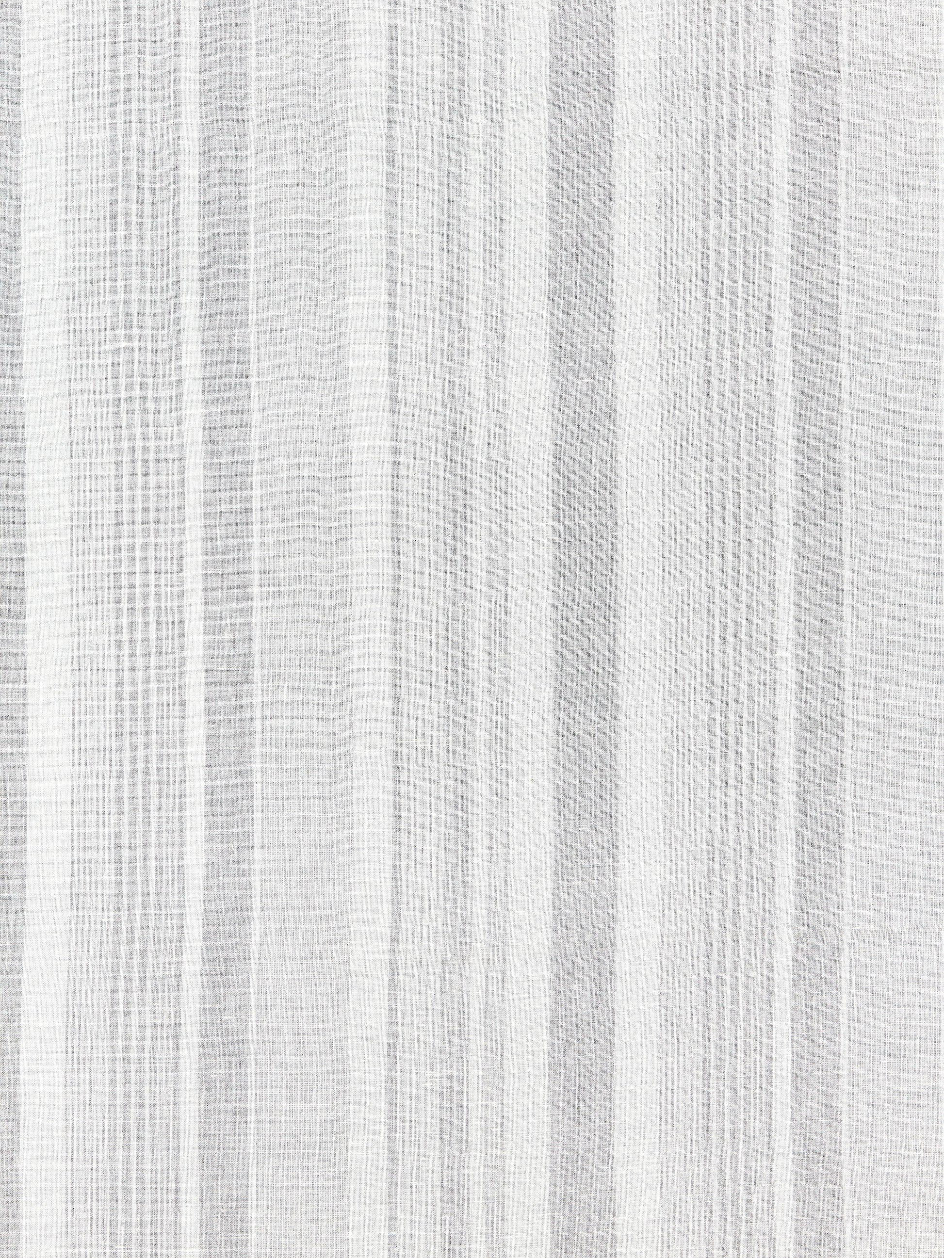 SCALAMANDRE  MONTAUK STRIPE SHEER FABRIC FOG   - SC 000227046