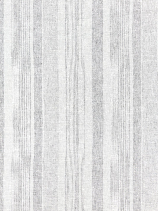 SCALAMANDRE  MONTAUK STRIPE SHEER FABRIC FOG   - SC 000227046