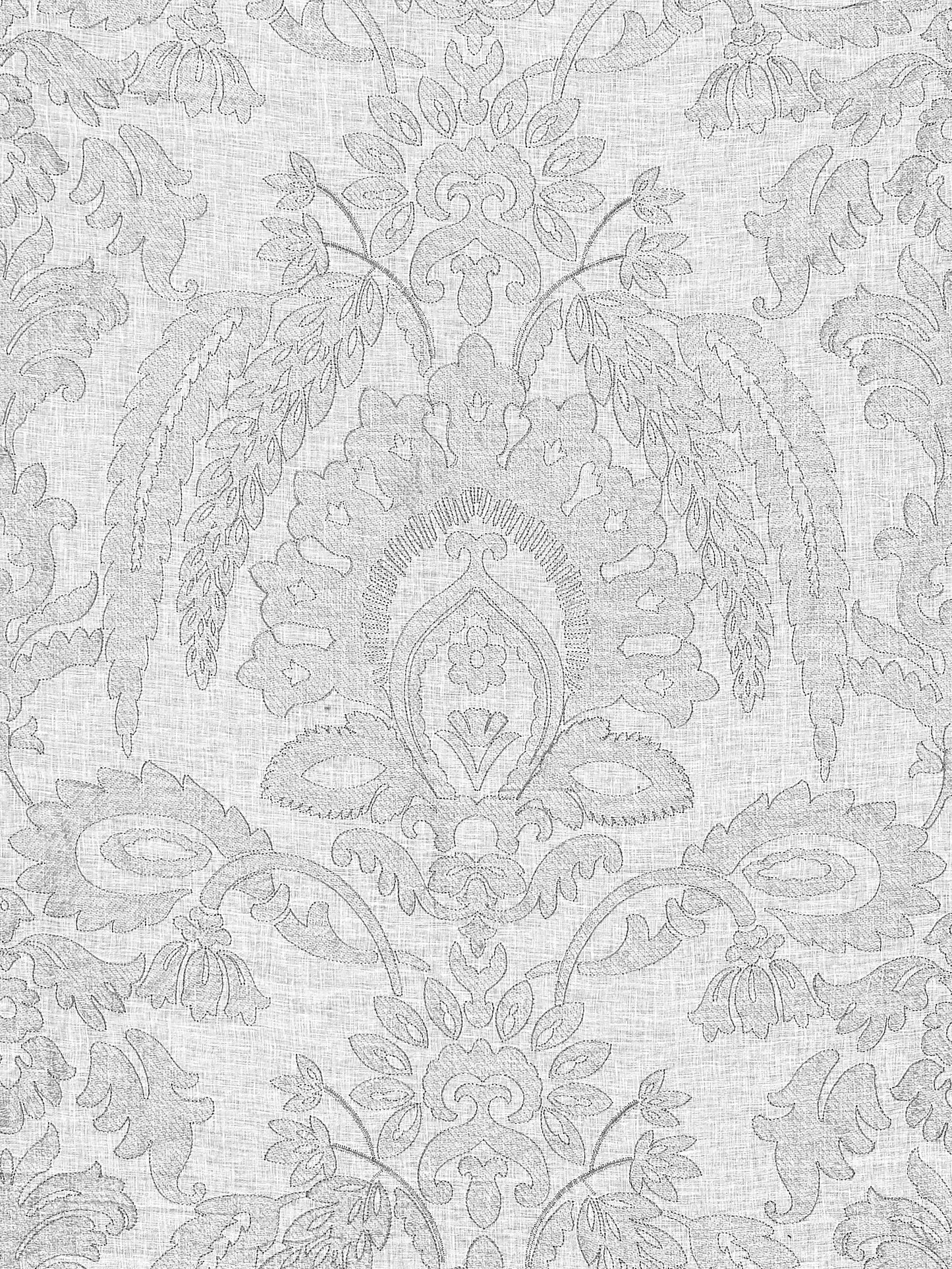 SCALAMANDRE  LIA DAMASK SHEER FABRIC HAZE   - SC 000227053