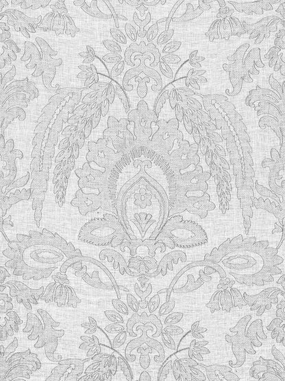 SCALAMANDRE  LIA DAMASK SHEER FABRIC HAZE   - SC 000227053 NEW SKU # SC270530002