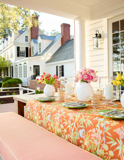 SCALAMANDRE  BIRD'S EYE WEAVE FABRIC MANGO   - SC 000227068 NEW SKU # SC270680002