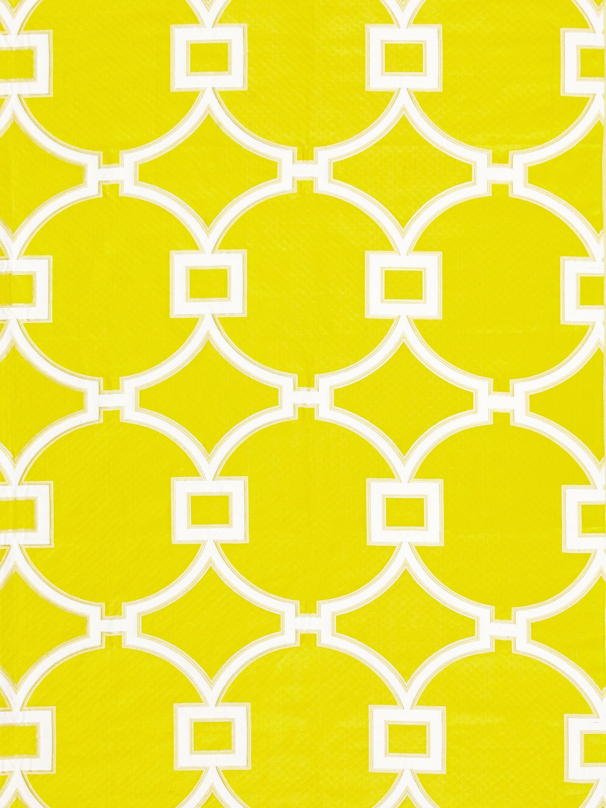 SCALAMANDRE  CIRCLE FRET FABRIC FORSYTHIA   - SC 000227072