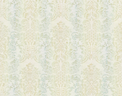 SCALAMANDRE  SORRENTO LINEN DAMASK FABRIC MINERAL   - SC 000227093 NEW SKU # SC270930002