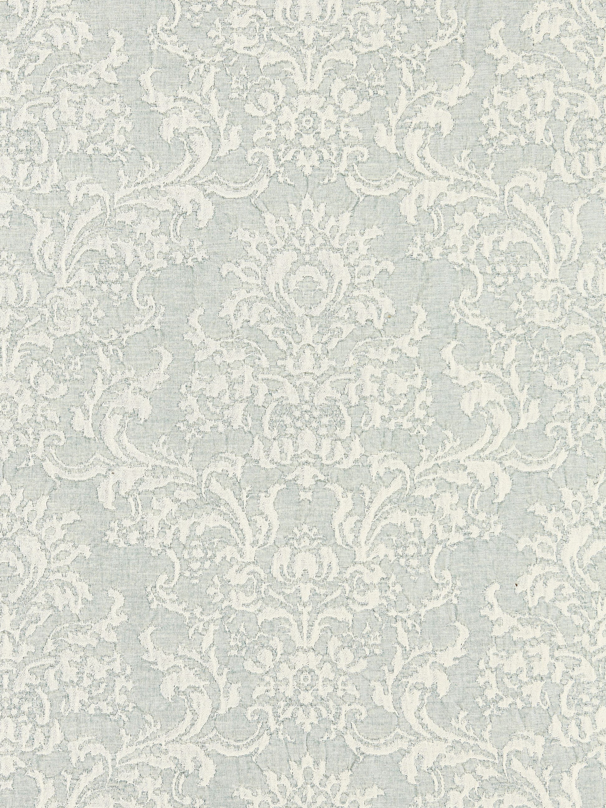 SCALAMANDRE  SAN LUCA DAMASK FABRIC RAIN   - SC 000227094