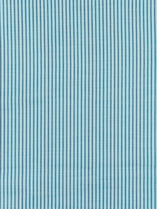 SCALAMANDRE  TISBURY STRIPE FABRIC AZURE   - SC 000227109