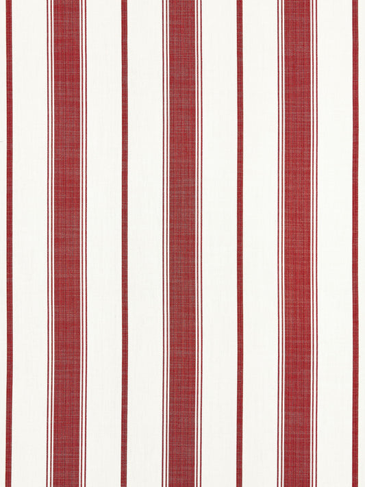 SCALAMANDRE  SCONSET STRIPE FABRIC CURRANT   - SC 000227110