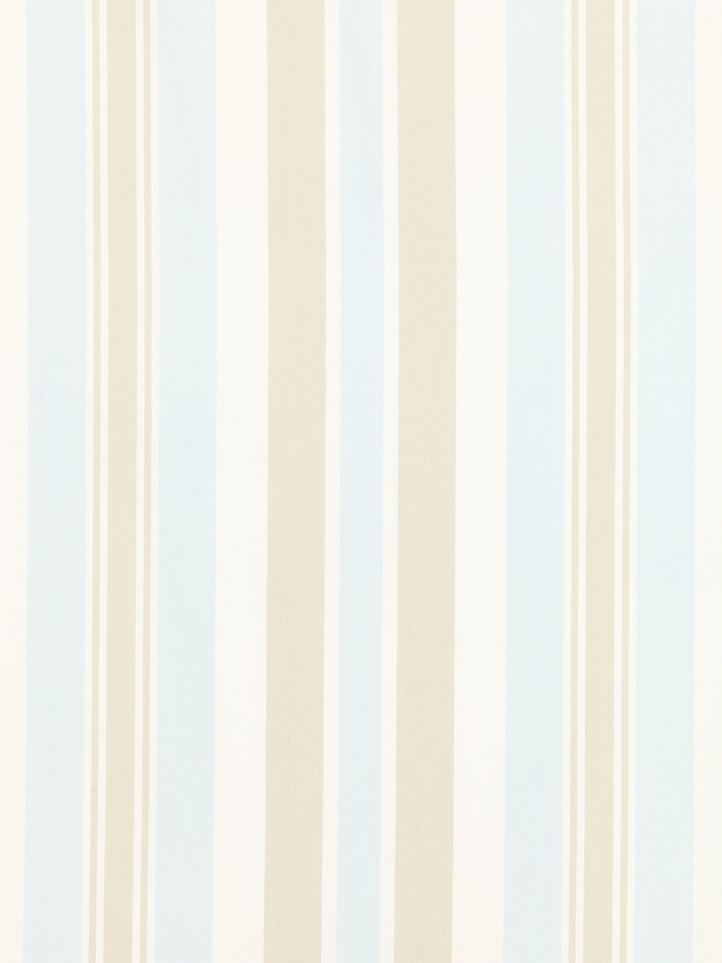 SCALAMANDRE  MAYFAIR COTTON STRIPE FABRIC SEA GULL   - SC 000227112