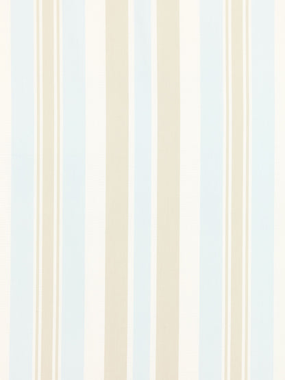 SCALAMANDRE  MAYFAIR COTTON STRIPE FABRIC SEA GULL   - SC 000227112 NEW SKU # SC271120002