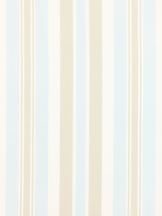 SCALAMANDRE  MAYFAIR COTTON STRIPE FABRIC SEA GULL   - SC 000227112