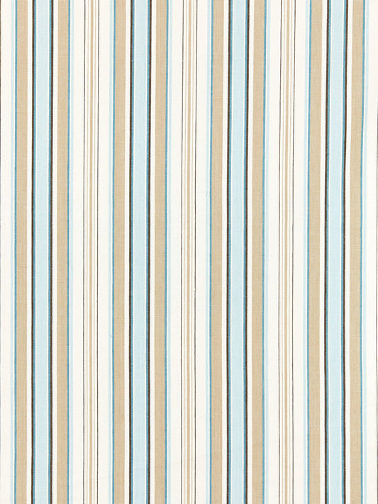 SCALAMANDRE OUTLET  FABRIC ANDOVER COTTON STRIPE  FABRIC CAPRI   - SC 000227113