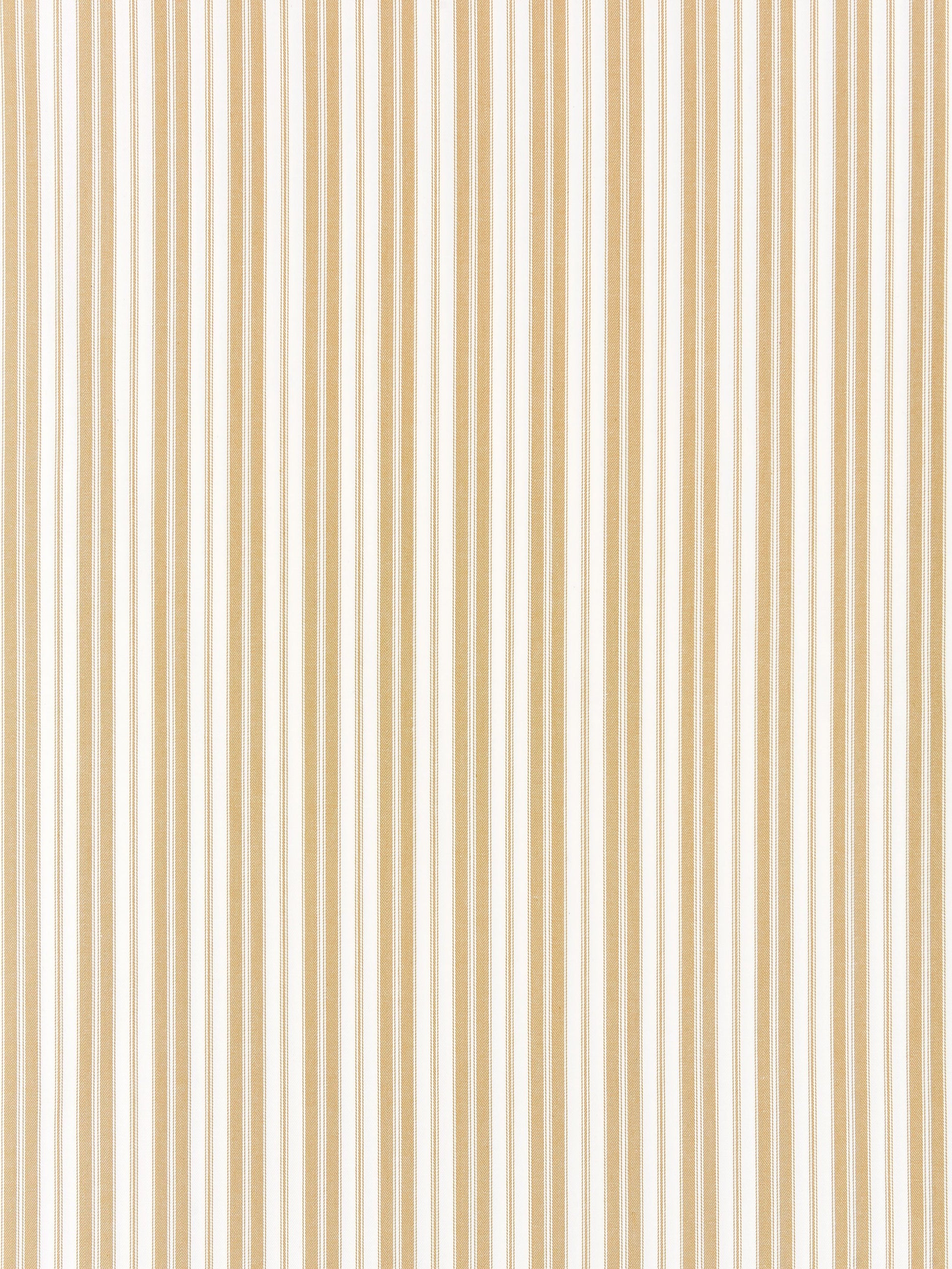 SCALAMANDRE  DEVON TICKING STRIPE FABRIC CAMEL   - SC 000227115