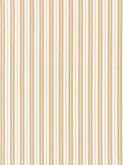 SCALAMANDRE  DEVON TICKING STRIPE FABRIC CAMEL   - SC 000227115 NEW SKU # SC271150002