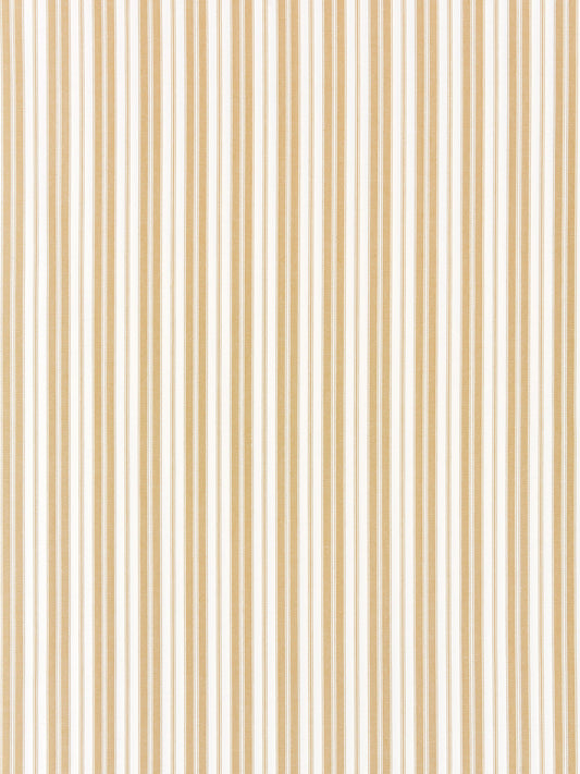 SCALAMANDRE  DEVON TICKING STRIPE FABRIC CAMEL   - SC 000227115