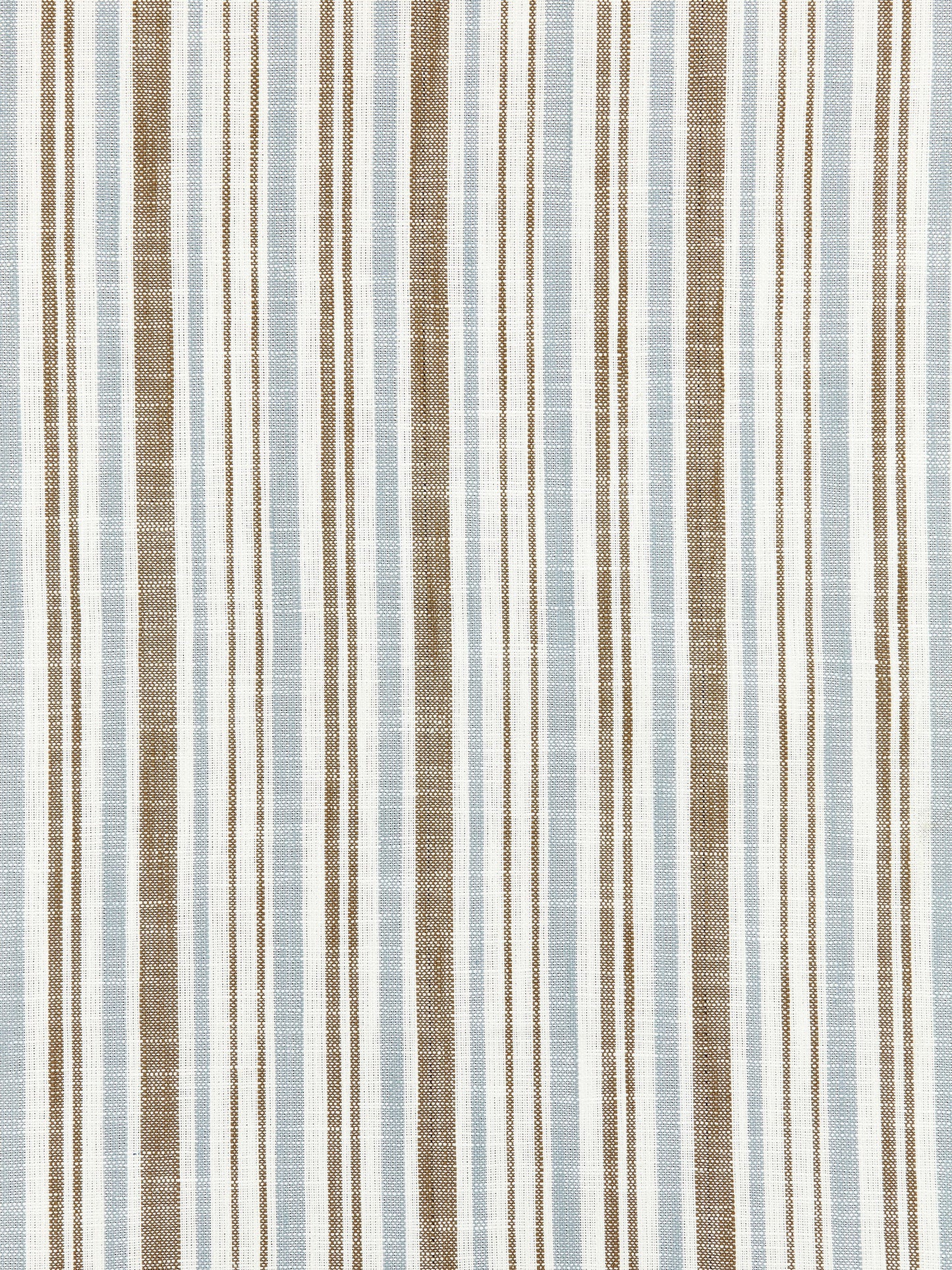 SCALAMANDRE  PEMBROKE STRIPE FABRIC BLUESTONE   - SC 000227116